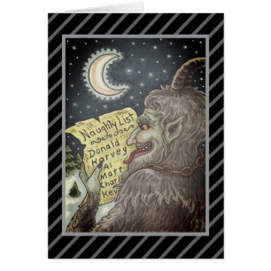 LISTA DE KRAMPUS NAUGHTT, CARTÃO DE HISTÓRIA DE 