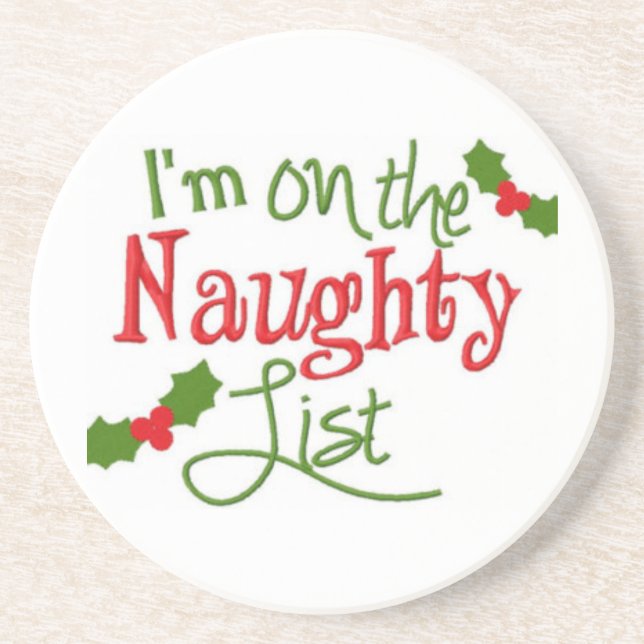 ***LISTA DE NAUEGÁVEIS PARA NATAL?*** PORTA COPOS (Frente)