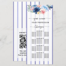 Lista de Preços do Salão de Listras Florais Menu