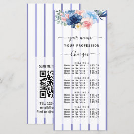 Lista de Preços do Salão de Listras Florais Menu