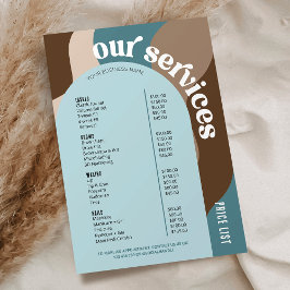 Lista de Preços dos Serviços Comerciais Tendência