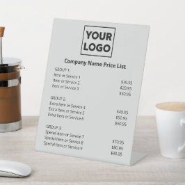 Lista de preços mínima do logotipo de empresa pers