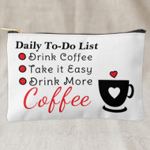 Lista de tarefas amantes do café branco vermelho