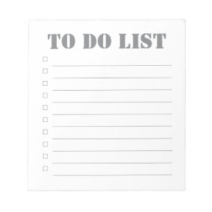 Lista de Tarefas - Bloco de Notas de 40 Páginas