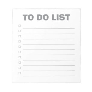 Lista de Tarefas - Bloco de Notas de 40 Páginas