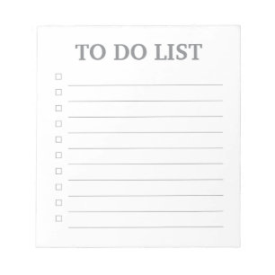 Lista de Tarefas - Bloco de Notas de 40 Páginas