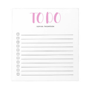 Lista de Tarefas Script Negrito Bloco de Notas Ros