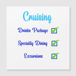 Lista de verificação de férias de cruzeiro