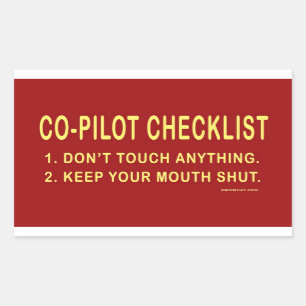 Lista de verificação do copiloto: Etiquetas