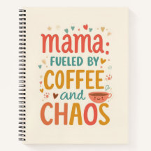 Lista engraçada da mamãe alimentada por café e cao