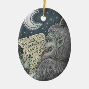 LISTA IMPERTINENTE de KRAMPUS, Oval do ORNAMENTO