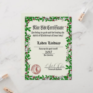 Lista Nice de Papais noeis Holly Holiday