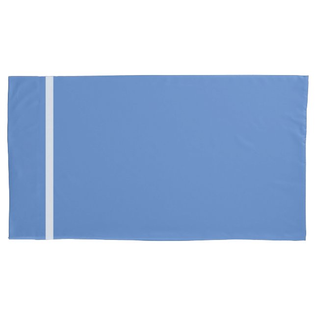 Listra Branca Azul Céu com Corte (Frente-Esquerda)