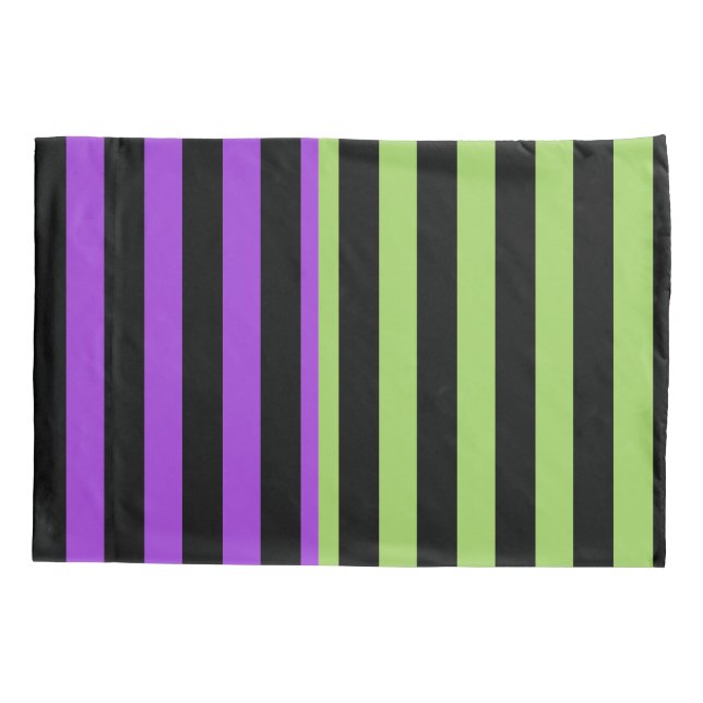 Listra de Halloween Verde Roxo e Preto (Verso)