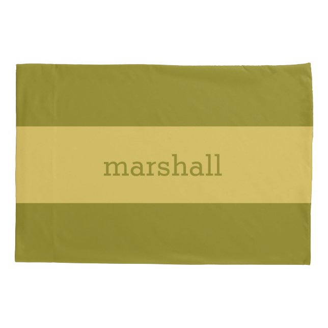 Listras Amarelas em QUALQUER Monograma Personaliza (Verso)