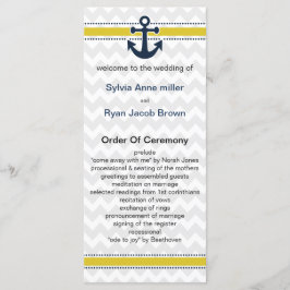 listras, âncora, programa náutico de Casamento
