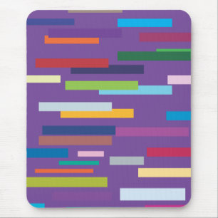 Listras coloridas Mousepad