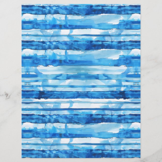 Listras de aquarela azul SCV 1 (Frente)