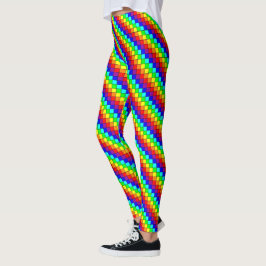 Listras de Arco-Íris - Leggings