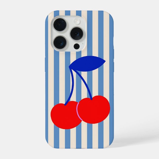 Listras de Cereja Retro Fofa (Verso)