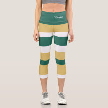 Listras de Harmonia Verde Dourado Branco