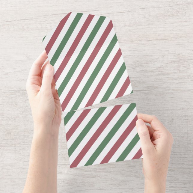 Listras de Natal Personalizáveis (Aba destacável)