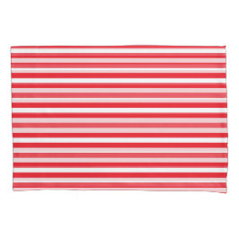 Listras Horizontais Simples Vermelhas e Brancas de