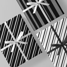Listras Luxuosas e Elegantes Preto e Branco