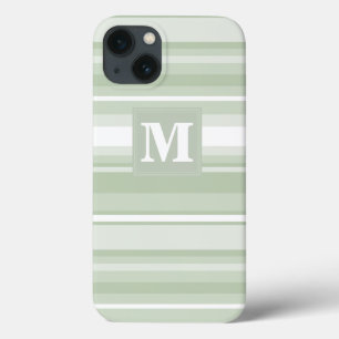 Listras monograma verde claro capa Case-Mate para