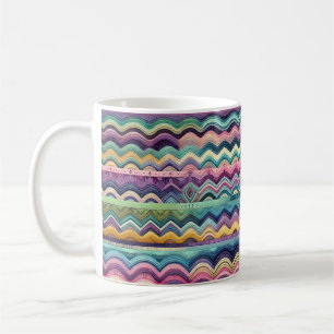 Listras Negrito Coffee Mug, Xícara De Café Elegant