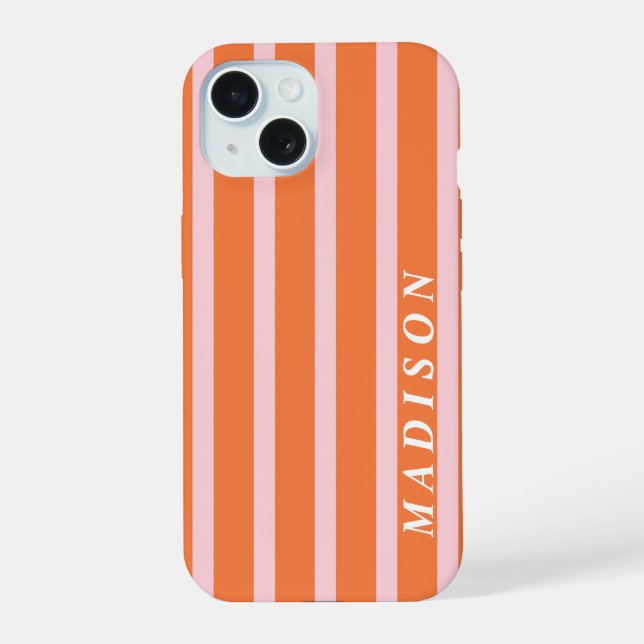 Listras Personalizadas Laranja Rosa (Verso)