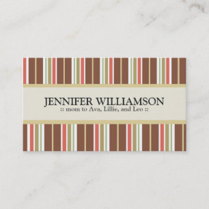 Listras personalizadas na moda dos cartões