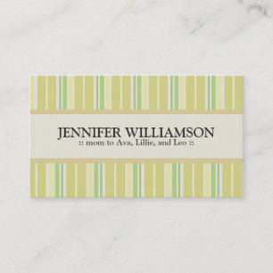 Listras personalizadas na moda dos cartões