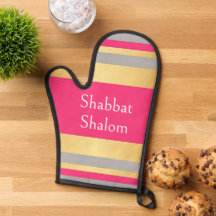 Listras Rosa Quente Cinza Dourado, Glam Shabbat Sh