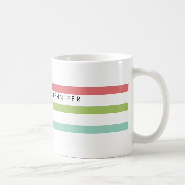 Listras Simples - Caneca Personalizada (Direita)