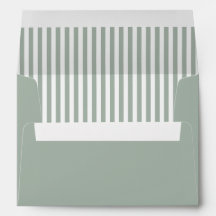 Listras Verde Sálvia Minimalista Moderna