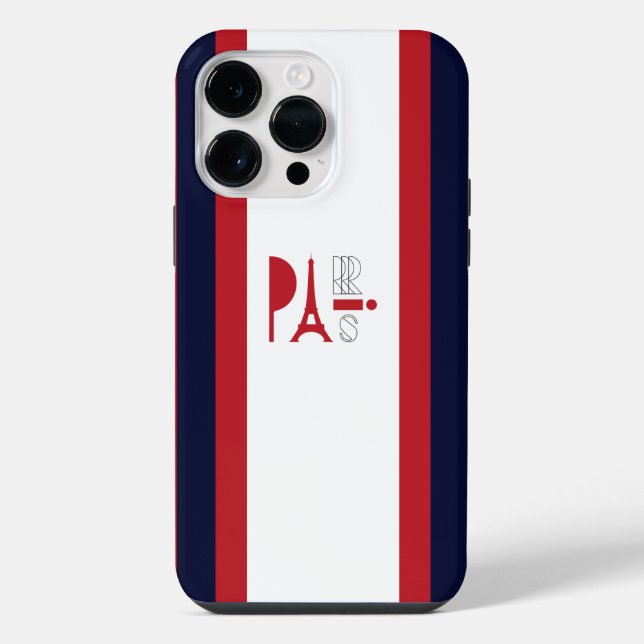 Listras vermelhas azuis cor | capa para Iphone 14  (Verso)