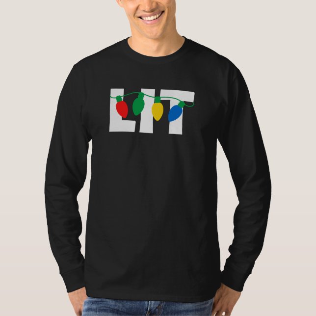 Lit Christmas T-Shirt (Frente)