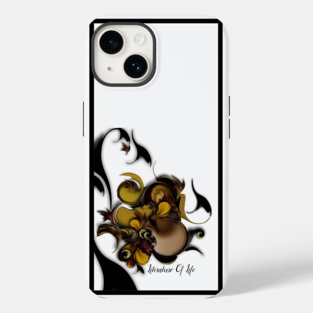 "Literatura Da Vida", Caso Apple iPhone 14 (Verso)