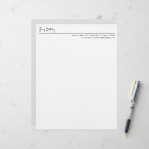 Literatura Masculina Minimalista da Tipografia Mod