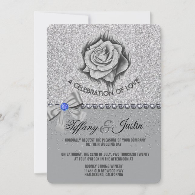 Literatura, Rosa, Diamantes e Convites para Casame (Frente)