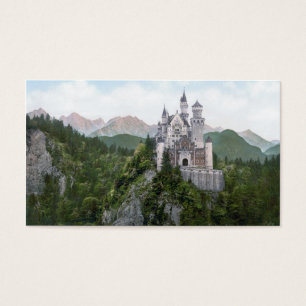 Litografia do castelo de Neuschwanstein