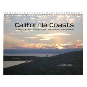 Litoral de Califórnia - calendário