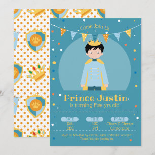 Litte Prince Convite de aniversário