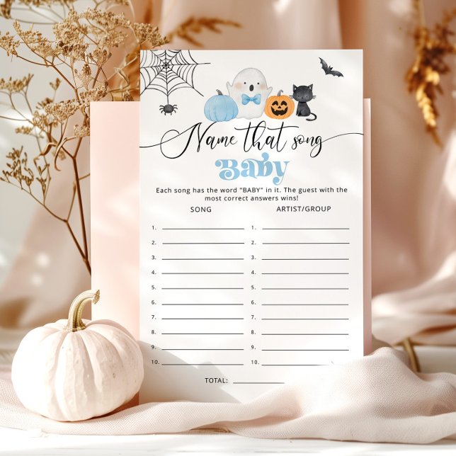 Little Boo Blue - O nome do jogo de chá de fraldas (Criador carregado)