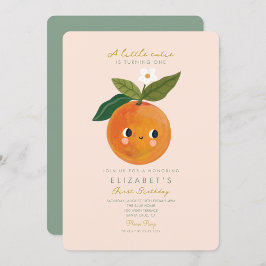 Little Cutie está fazendo um convite de aniversári