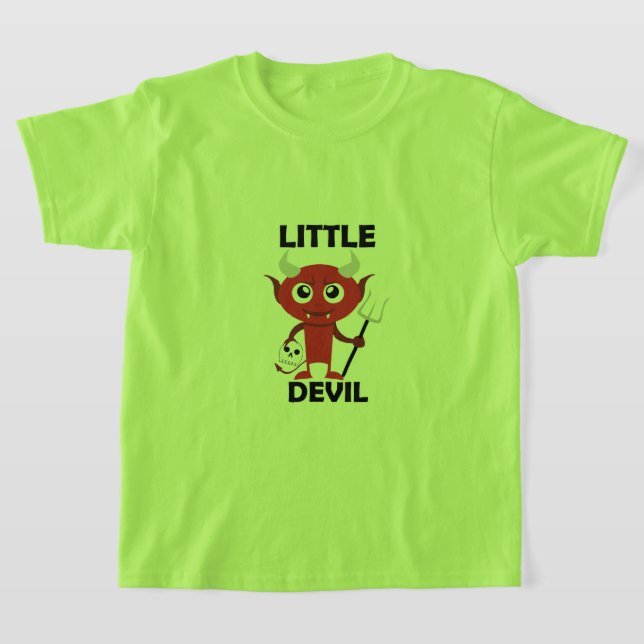 Little Devil - Camiseta Básica Infantil (Postura )