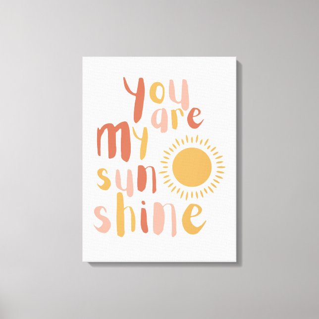 Little Girl Boho Sunshine Wall art Canvas Décor (Frente)