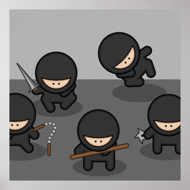 Little Ninjas Poster (Frente)