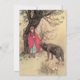 Little Red Riding Hood por Warwick Goble Invent